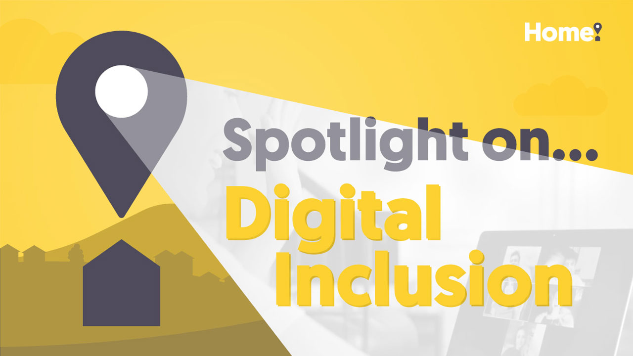 Home campaign advertisement for Spotlight on Digital Inclusion